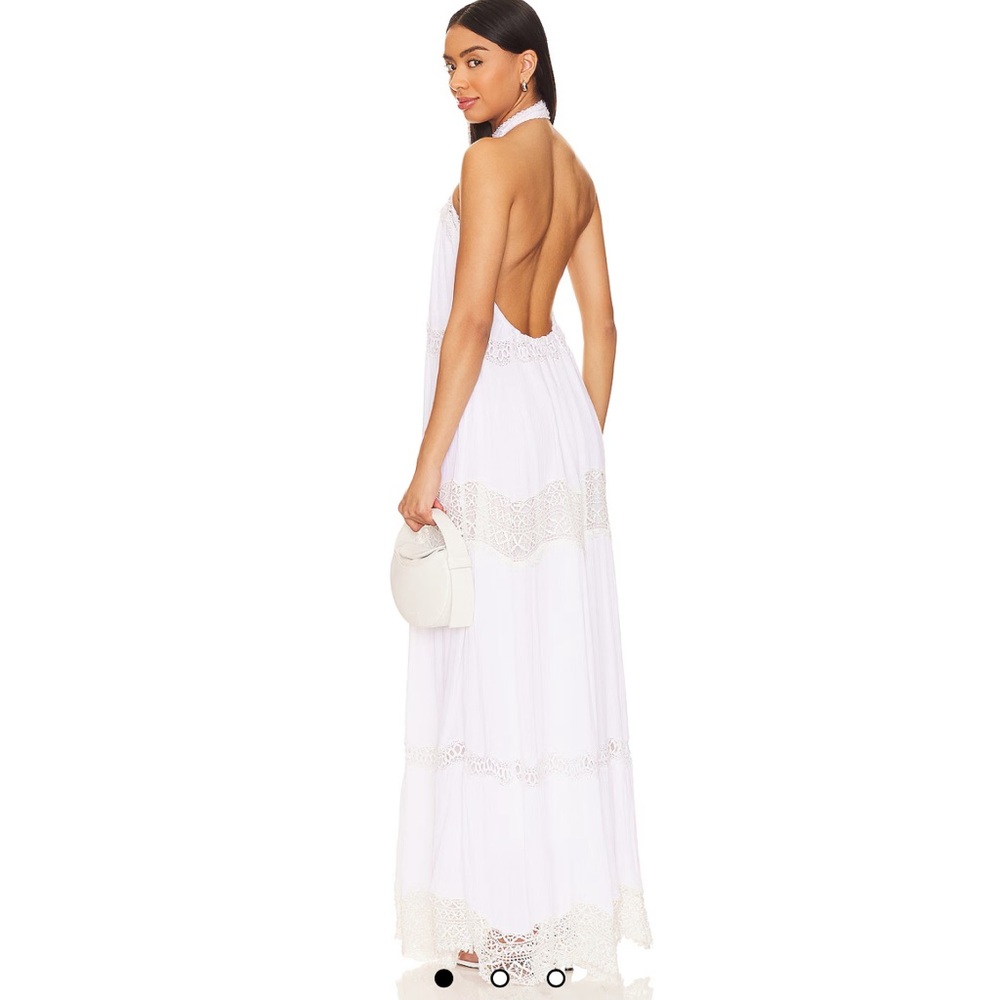 Emily Maxi Dress in White - Tularosa